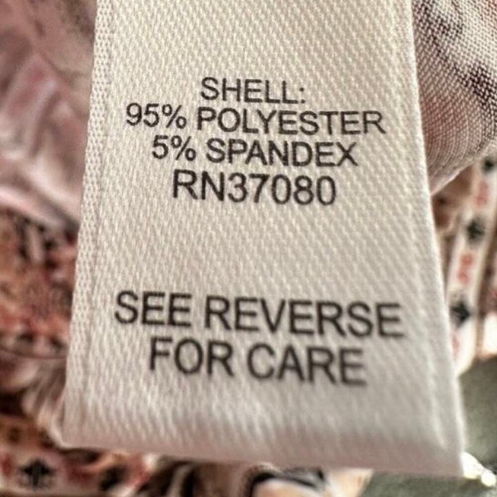 Cato Boho Wide Leg Pants Medium Floral Print Elastic Waist Lounge - Picture 5 of 6